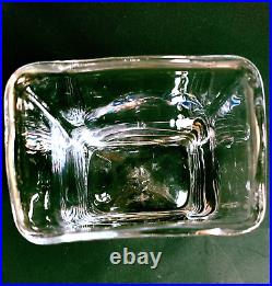 1 (One) SIMON PEARCE WESTON LARGE Hand-blown Crystal 9 Vase-Signed
