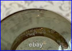 1950s Signed Holmegaard Per Lütken Grey Smoke Glass Drop Vase
