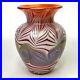 1976-Vandermark-Iridescent-Art-Glass-Vase-Signed-Numbered-Vintage-01-tx