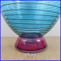 2005 Bruce Pizzichillo and Dari Gordon Art Glass Vase Signed 6.5 Tall