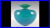 20thcenturyglass-Com-Signed-Mdina-Maltese-Blue-U0026-Yellow-Vintage-Glass-Squat-Vase-01-vroi