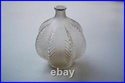 ANTIQUE VINTAGE AUTHENTIC R LALIQUE MALINES frosted & clear SIGNED & NUMBERED