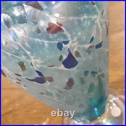 Amy Nowell Hand Blown Glass Vase (Signed & Dated)