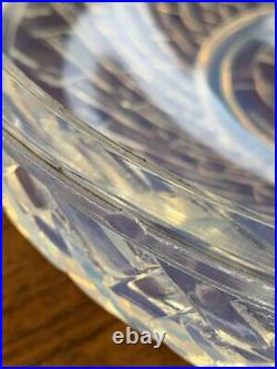 Antique Centerpiece Opalescent Glass Art Deco Jean GAUTHIER-Ezan Signed Old 20th