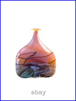 Art hand blown vase by Daniel Edler, Signed
