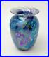 Australian-Iridescent-Glass-Vase-Signed-Glen-Pattrick-1995-Handmade-Studio-Art-01-tptz