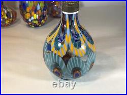 Authentic Stunning Mario Formentello Vase With Murrine Glass Murano
