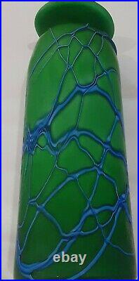 Azerbaijan Glassware (Large) Hand Blown Glass Vase (Original Label)