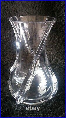Baccarat Crystal Serpentine Vase 10