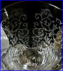 Baccarat Crystal Vase Michelangelo design