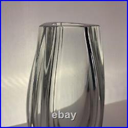 Baccarat France French Crystal Bouton D'Or 6 Signed Glass Vase
