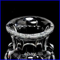 Baccarat Musee Des Cristalleries 1821-1840 Repro Crystal Vase 8.5h, Signed