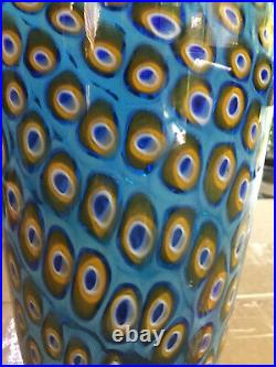 Beautiful Formentello studio art glass vase signed