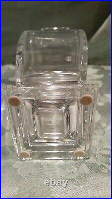 Beautiful! Vintage Signed Baccarat Crystal'pearl' Vase 10 1/4h