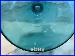 Blenko Husted Vtg Mid Century Modern Art Glass Decanter 5816L Vase Rare