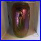 CHARLES-LOTTON-SIGNED-Iridescent-Peacock-Vase-1997-14-High-GORGEOUS-01-rux