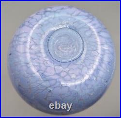 DAN ENWRIGHT Studio Art Glass Vase PHILABAUM Studios Reptilian Glass Signed