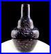 David-F-Signed-Art-Glass-Multi-Colored-Spattered-Gray-To-Amber-Large-10-75-Vase-01-qw