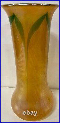 Early Kew Blas Vase. Union Glass Co Somerville Ma. 1890 1924 signed