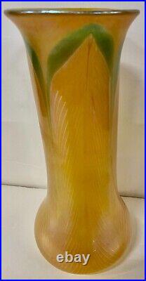 Early Kew Blas Vase. Union Glass Co Somerville Ma. 1890 1924 signed