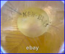 Early Kew Blas Vase. Union Glass Co Somerville Ma. 1890 1924 signed