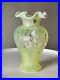 FENTON-Lily-Trail-TOPAZ-IRIDESCENT-Art-Glass-VASE-9-Signed-P-Thornley-GLOWS-01-ptg