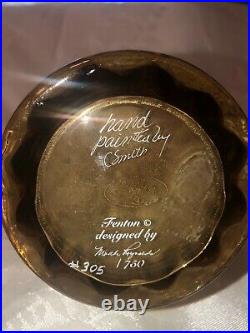 Fenton Amberina Vase Limited Edition #305/750 signed by designer M Reynolds