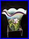 Fenton-Green-Opal-Glass-Purple-Iris-Flip-Vase-Designer-Showcase-Series-Signed-01-dscx