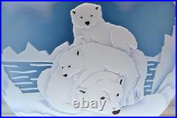 Fenton KELSEY MURPHY Sand Carved Polar Bear KOOL 8801HG LE #d 5/150 FREEusaSHIP