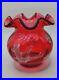 Fenton-Ruby-Red-4-5-Vase-With-Girl-On-Swing-HP-signed-LE-773-2000-1537-G9-01-iur