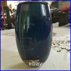 Finest Early And Rare Robert Eickholt Studio Art Glass Vase Signed & Dated 1986