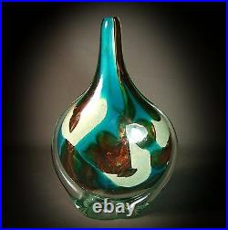 For A Full Condition Reportsuperb Large Mdina Glass Bottle Vase