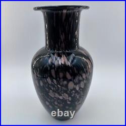 Franco Moretti Signed Murano Art Glass 11 Vase
