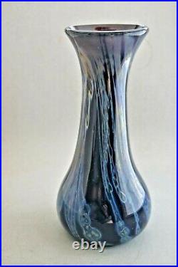 Georges Castellino Signed Verre Contemporary Murano Art Glass Vase Italy 9