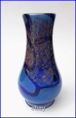 Gerry Reilly Western Australian Studio Glass Vase Melting Pot Wa Signed 1999