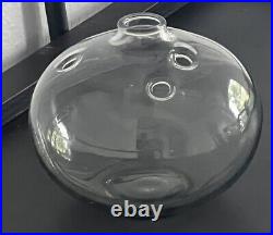 Glass Meteor Vase by Michael Bang for Holmegaard Signed