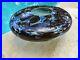 Hand-Blown-Signed-Art-Glass-Bowl-Vase-Molly-Barnes-07-9-X-8-Turquoise-Brown-01-qh