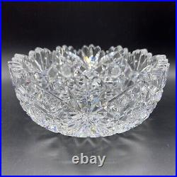 Hawkes Cut Glass Signed 8 Bowl Candy Dish Unknown Pattern American Brilliant