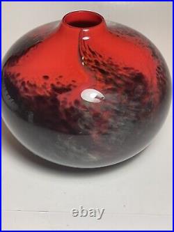 Hugh Jenkins Stephanie Ross Art Glass Vase Signed 2007 Hawaii 7