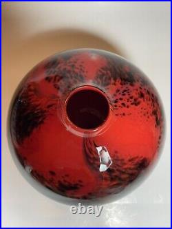 Hugh Jenkins Stephanie Ross Art Glass Vase Signed 2007 Hawaii 7