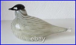 Iittala OIVA TOIKKA Art Glass Bird, Baby Dove, Excellent Condition