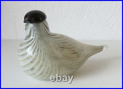 Iittala OIVA TOIKKA Art Glass Bird, Baby Dove, Excellent Condition