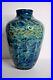 Jason-Roberts-Hand-Blown-Art-Glass-Vase-Large-11-Blue-Swirl-Signed-Dated-2002-01-ex