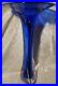 Jonathan-Winfisky-Art-Glass-Trumpet-Vase-Cobalt-Blue-1995-SIGNED-10-In-VINTAGE-01-zl