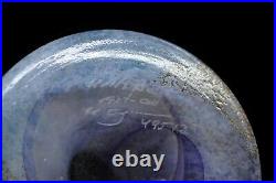 KOSTA BODA Kjell Engman signed 9 Art Glass CAN CAN Vase multi colored 495121