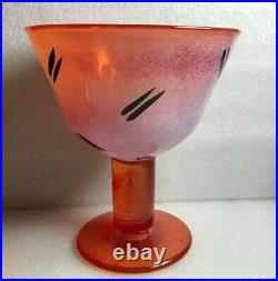 KOSTA BODA Open Minds Glass Vase 8 COMPOTE Ulrika Hydman Sweden signed #