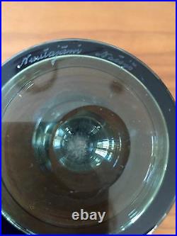 Kaj Franck Kf245 Smokey Grey Glass Vase Vintage With Foil Label