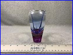 Kit Karbler & Michael David Blake Street Glass Studio Vase Hand Blown Signed