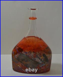 Kosta Boda Art Glass Signed Bertil Vallien Vase Bottle # 89725