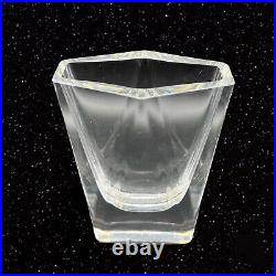 Kosta Boda Bengt Edenfalk Signed #y8773 Art Glass Prism Vase 1950 Sweden